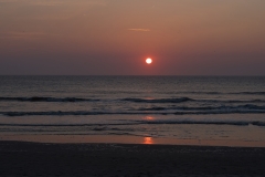 Sonnenuntergang-Holland